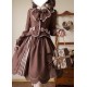 Alice Girl Bear Chocolate Jacket(2nd Pre-Order/2 Colours/Full Payment Without Shipping)